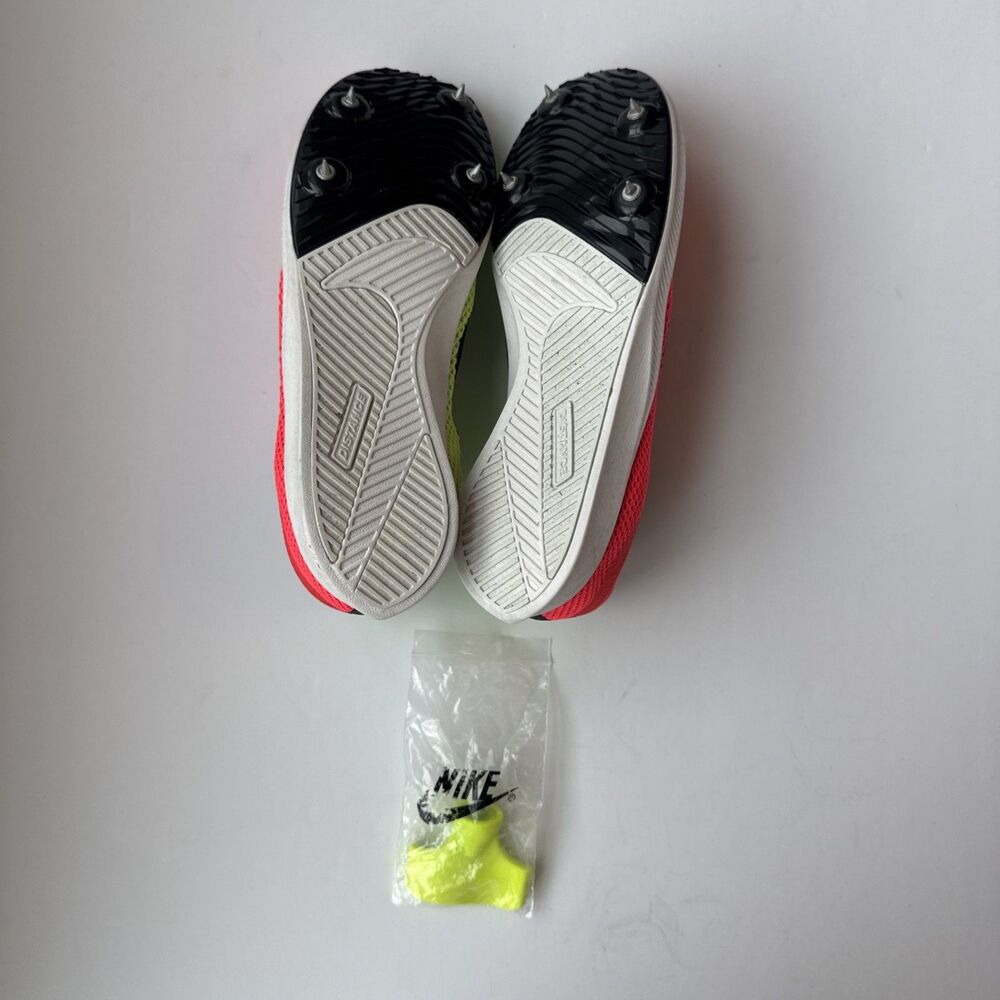 Nike Zoom Rival Distance DC8725-601 Red Volt Running Spikes Shoes Men's Size 8.5 - Picture 5 of 7